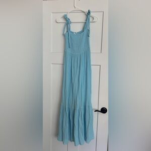 BB Dakota Sky Blue Textured Dress